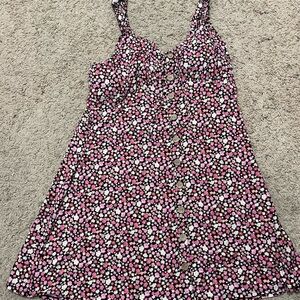 No Boundaries Pink and White Floral Dress